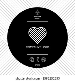 Logo - a labyrinth in the heart - a symbol of the search for love, solving problems, happiness.