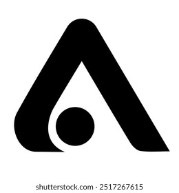 Logo latter A monogram with vector minimalism
