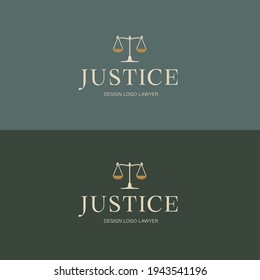 logo for lawyers, elegant and elegant design
