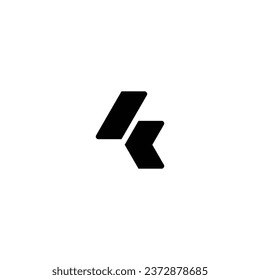Letra de diseño lc inicial del logotipo