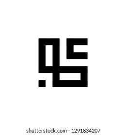 logo LC letter L technology IT combination L