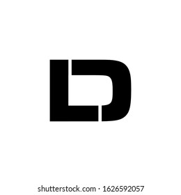 logo ld symbol initial elegant