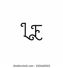 Logo LE L and E Design