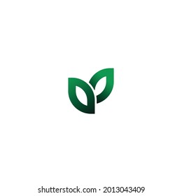 logo or leaf icon, has a meaning that health is a part of life to continue to grow and develop. suitable for describing business or industry in agriculture, health, environment, consulting.
