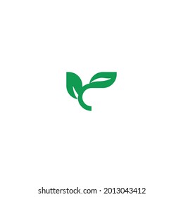 logo or leaf icon, has a meaning that health is a part of life to continue to grow and develop. suitable for describing business or industry in agriculture, health, environment, consulting.