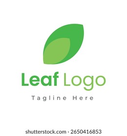 logo leaf Minimalist and modern leaf and tree logo vector illustration. Perfect for eco-friendly brands, organic products, nature-based businesses, wellness, skincare, or environmental organizations.