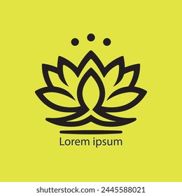 logo hoja wellness planta hojas flor naturaleza salud Vector creativo Vector logo diseño wellness planta hojas flor naturaleza Vector yoga logo