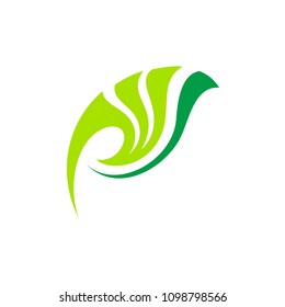 
logo leaves that symbolize greening, logo ready to use