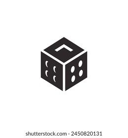 Logo lego black tech modern with blank background