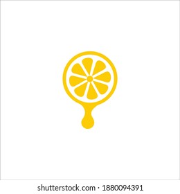 logo lemon templet vector icon