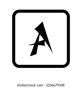 logo letter a