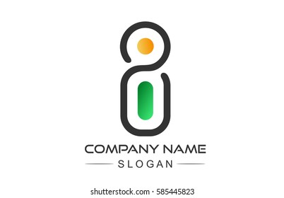 logo letter i