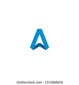 Logo letter A, eps 10