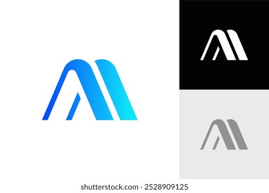 logo, letter a, triangle, modern, simple, icon, symbol