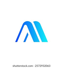 logo, letter a, triangle, modern, simple, icon, symbol