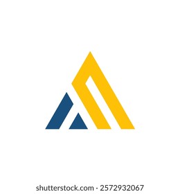logo, letter a, triangle, modern, simple, icon, symbol
