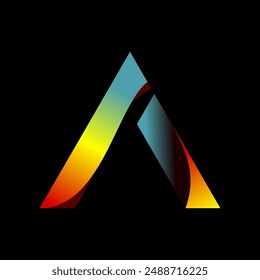 Logo letter  A. Vector design for your company.