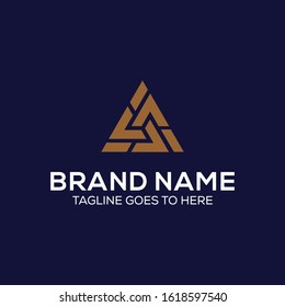Logo Letter A abstrac - vector