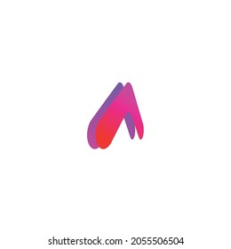 letra de logotipo un abstracto moderno 3D limpio y elegante, bueno para su negocio