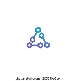 letra de logotipo un abstracto moderno 3D limpio y elegante, bueno para su negocio