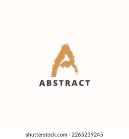 Logo of a letter in abstract style.
