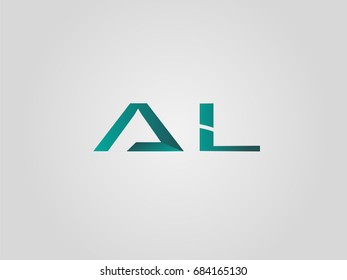 Logo letter AL
