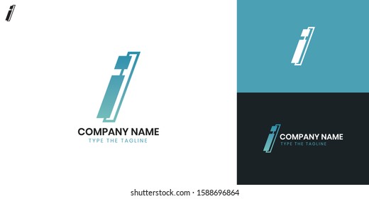 Logo Letter i - All elements on this template are editable with vector software.