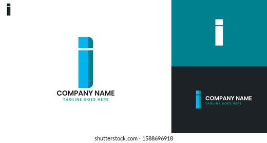 Logo Letter i - All elements on this template are editable with vector software.