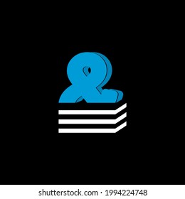 El logo es la letra AND. La parte inferior está formada por 3 líneas horizontales.