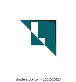 logo with letter and arrow concept