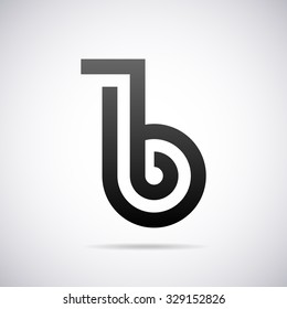 Logo for letter B
