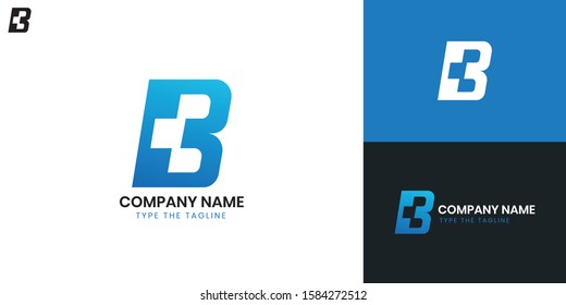 Alphabet Logo That Combines 2 Letters Stock Vector (Royalty Free ...