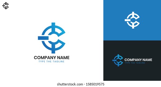 Logo letter B - All elements on this template are editable with vector software.