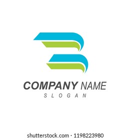logo letter b, company initials, company initials that serve fast delivery services