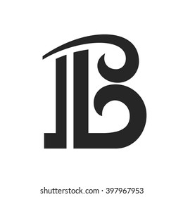 Logo for letter B. Design concept