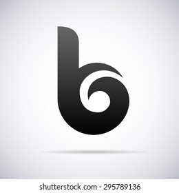 Logo for letter B. Design template