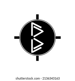 a logo letter b or initials letter b for business on a white background