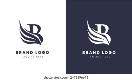 Logo Letter B Mockup and Description