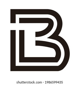 diseño vectorial de letra B