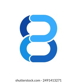 Logo letter  B. Vector design for your company.