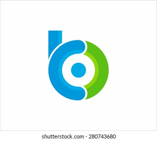 Logo letter  B. Vector design for your company.