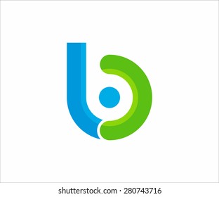 Logo letter  B. Vector design for your company.