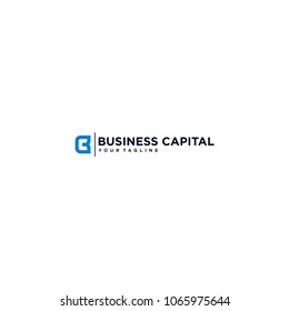Logo letter "BC" abstract for business capital, eps 10
