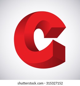 Logo for letter C