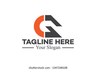 logo letter c and g