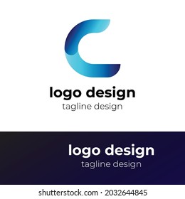 Logo letter C, logo technology