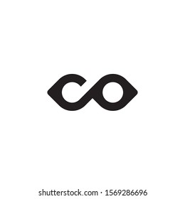 Logo Letter Co Monogram Design.