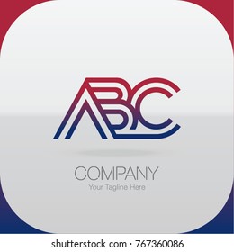 Logo Letter Combinations A, B and C. 3 Letter Combinations
