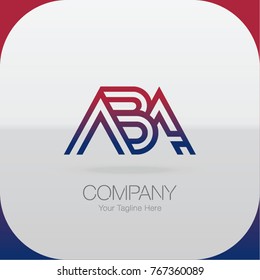Logo Letter Combinations A, B and A. 3 Letter Combinations