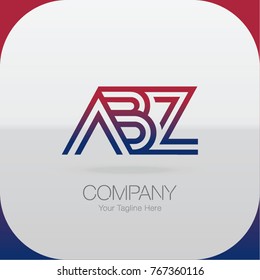 Logo Letter Combinations A, B and Z. 3 Letter Combinations